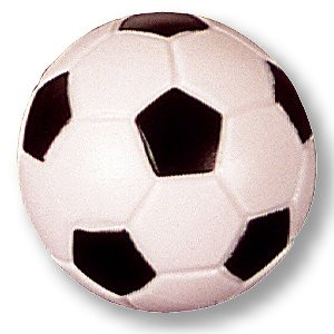 Kickerball (super Mini), Fußball orig. 29 mm, schwarz-weiß