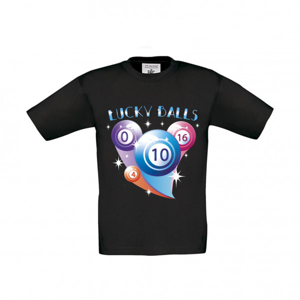 T-Shirt Kinder Billard Lucky Balls