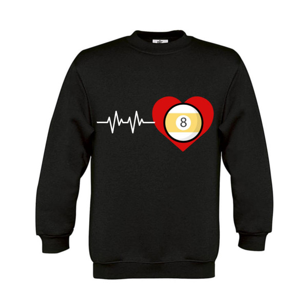 Sweatshirt Kinder Billard Heart Beat Pool