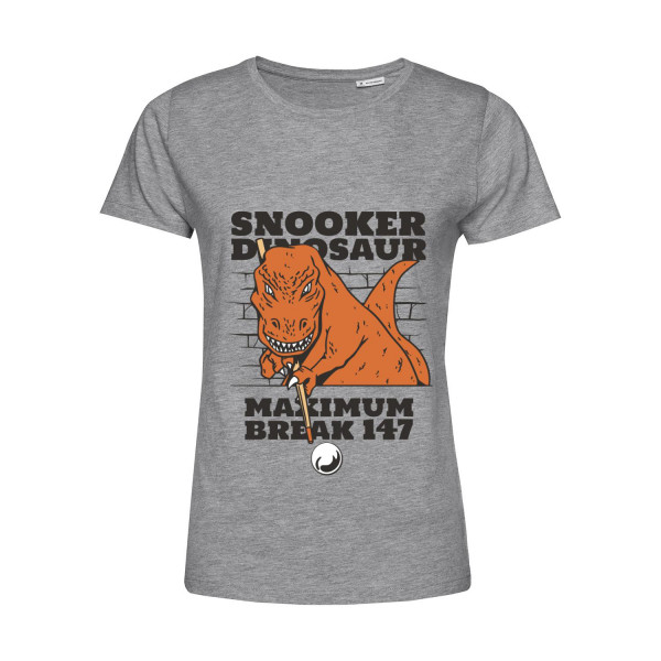 Nachhaltiges T-Shirt Damen Snooker Dinosaurier