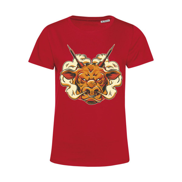 Nachhaltiges T-Shirt Damen Darts Angry Bull