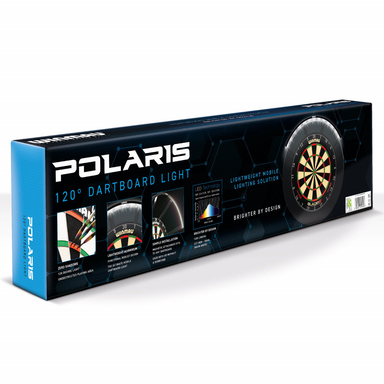 Winmau Polaris Dartboard Beleuchtung 120 Grad - Image 5
