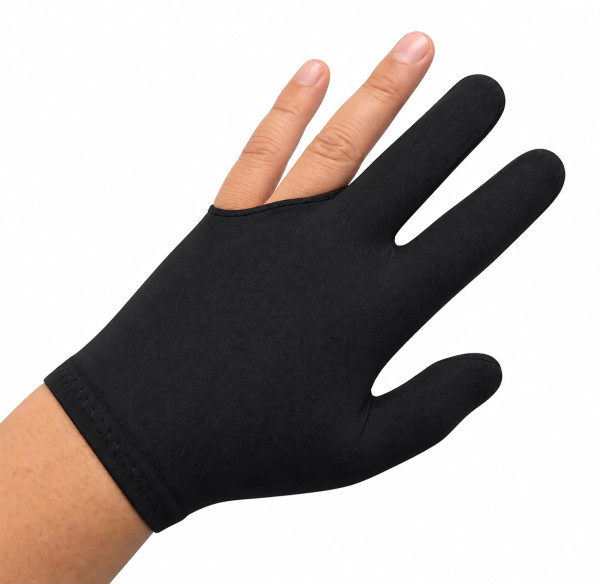 Billardhandschuh Essential beidhändig schwarz