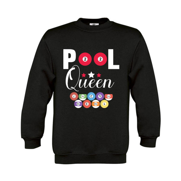 Sweatshirt Kinder Billard Pool Queen