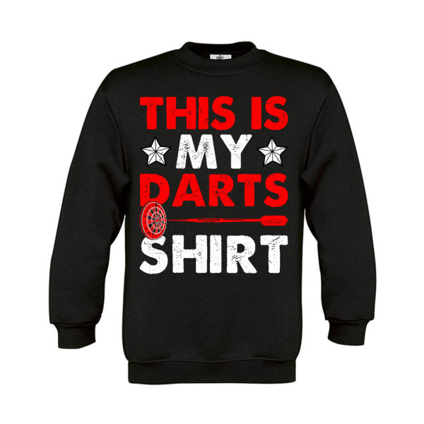 Sweatshirt Kinder This is my Darts Shirt