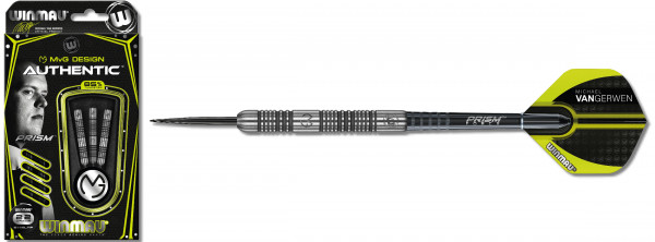 Winmau MvG Authentic Steeldart 1443 22 g, 23 g, 24 g oder 26 g