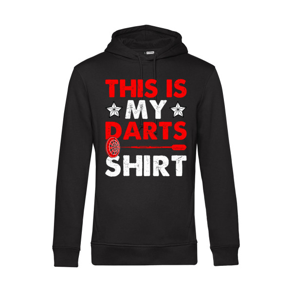 Nachhaltiger Hoodie Herren This is my Darts Shirt