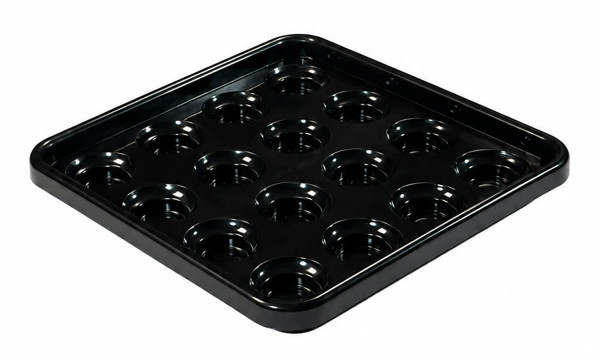 Balltablett für 16 Poolkugeln