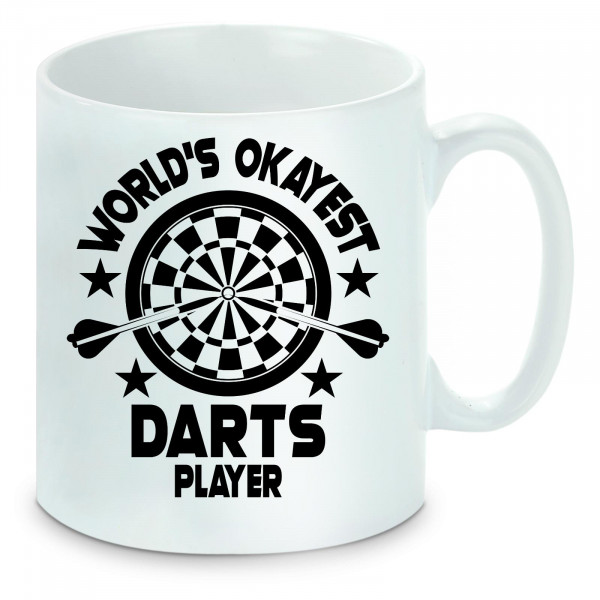 Tasse einfarbig World's Okayest Darts Player