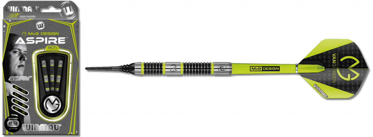Winmau Grün Softdart Mvg Aspire 2433-20G (20 G) - Bild 4