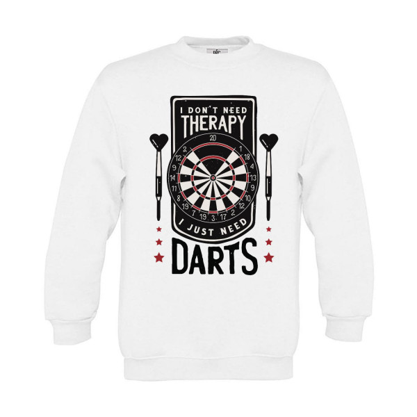 Sweatshirt Kinder Darts I don't need Therapy