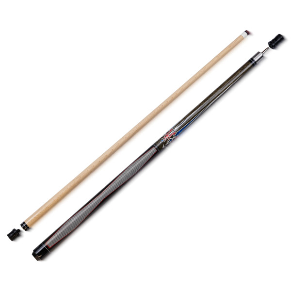 Poolbillard Queue Van QS Prestige grau