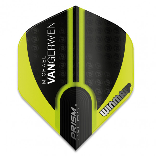 Dart-Fly Winmau MvG PRISM ALPHA 6915-144 grün-schwarz