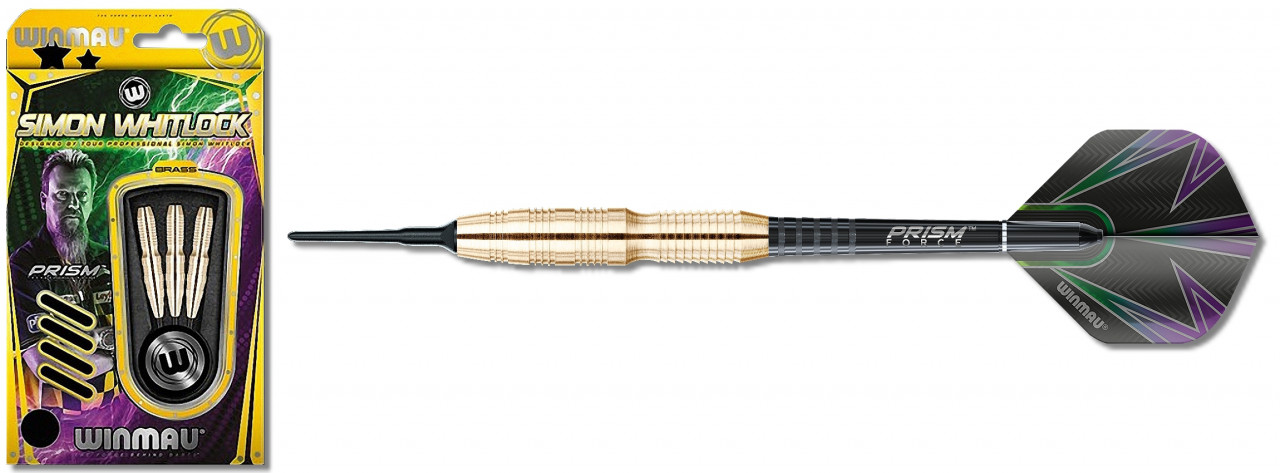 Winmau Softdart-Pfeile Softdarts Simon Whitlock Brass 18g - Image 3