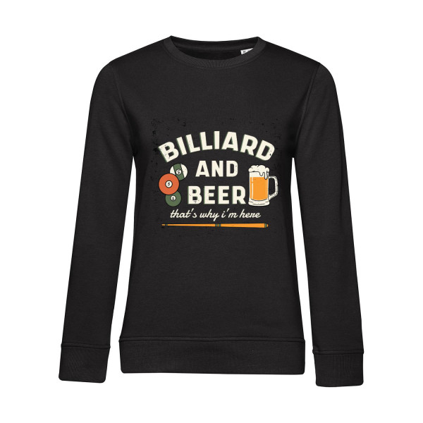 Nachhaltiges Sweatshirt Damen Billiard and Beer