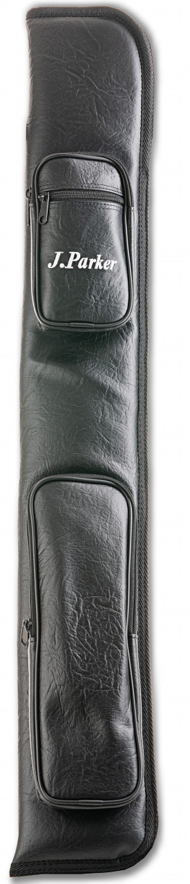 Schwarz Queuetasche J. Parker Für 2 Unterteile Und 2 Oberteile, Kunstleder