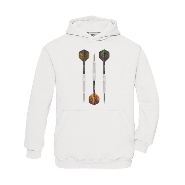 Hoodie Kinder Darts Realistische Pfeile