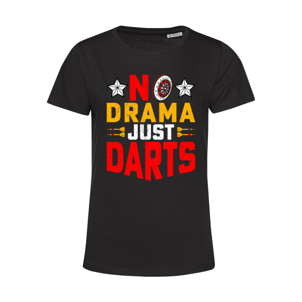 Nachhaltiges T-Shirt Damen No Drama Just Darts