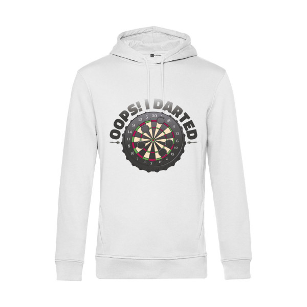Nachhaltiger Hoodie Herren Dart Oops I Darted