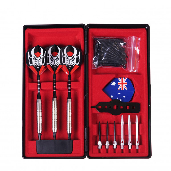 Kombi-Set Steeldart + Softdart, Drei Softdarts umrüstbar auf Steeldarts