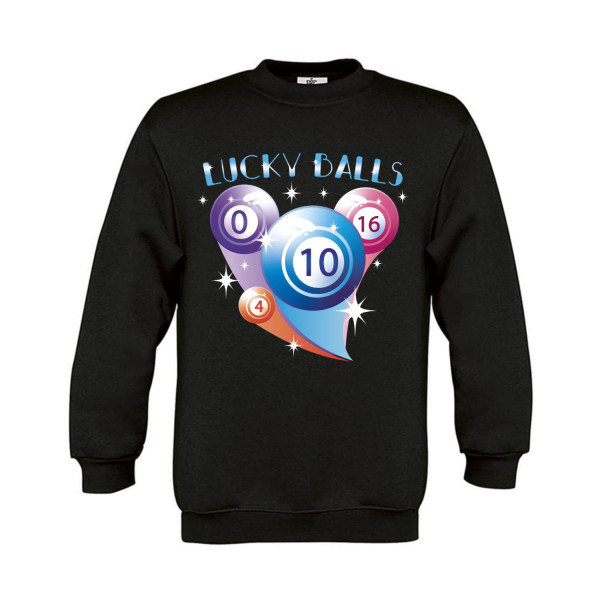 Sweatshirt Kinder Billard Lucky Balls