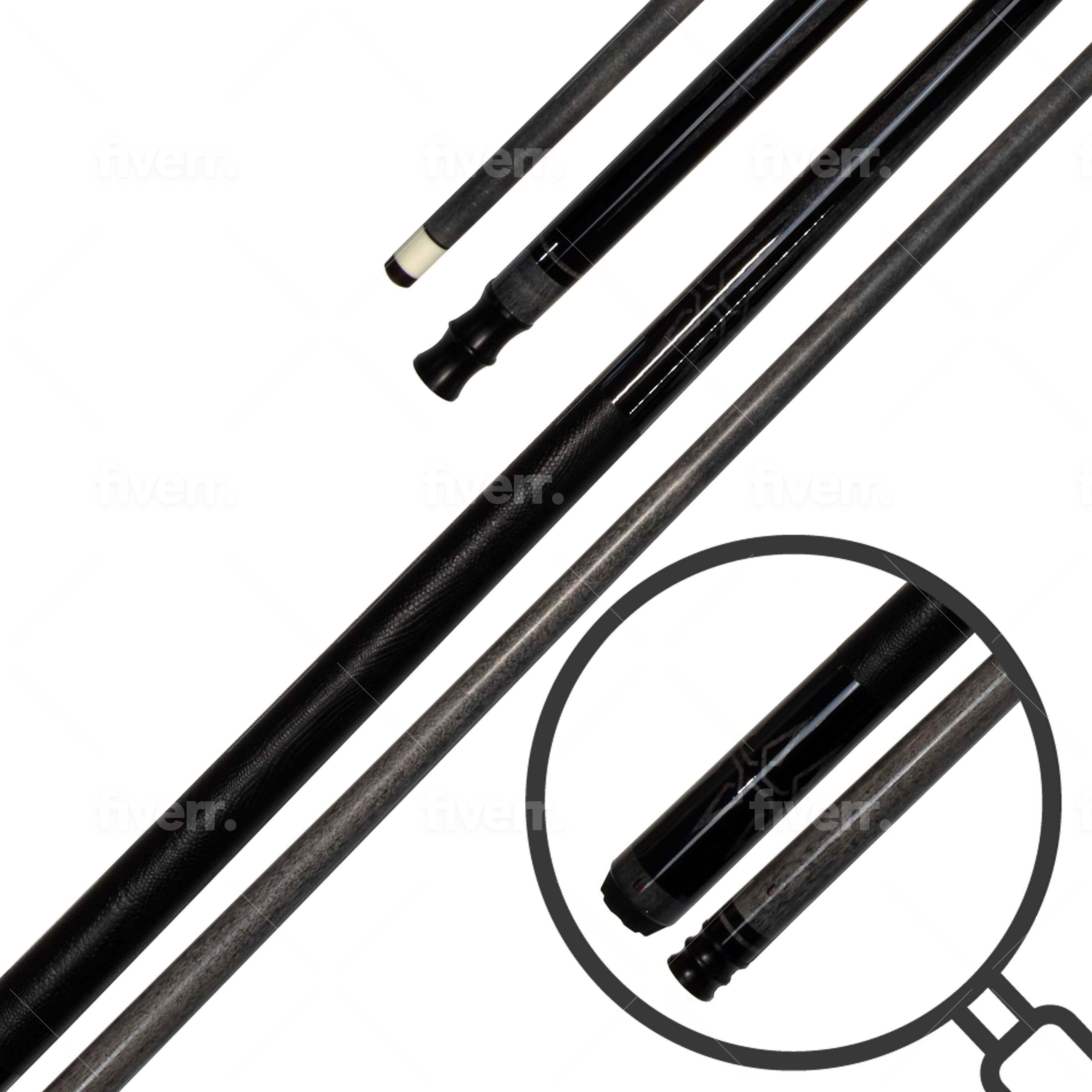Pool Queue Cue Universal Ultimo UT-3 mit Oberteil grau