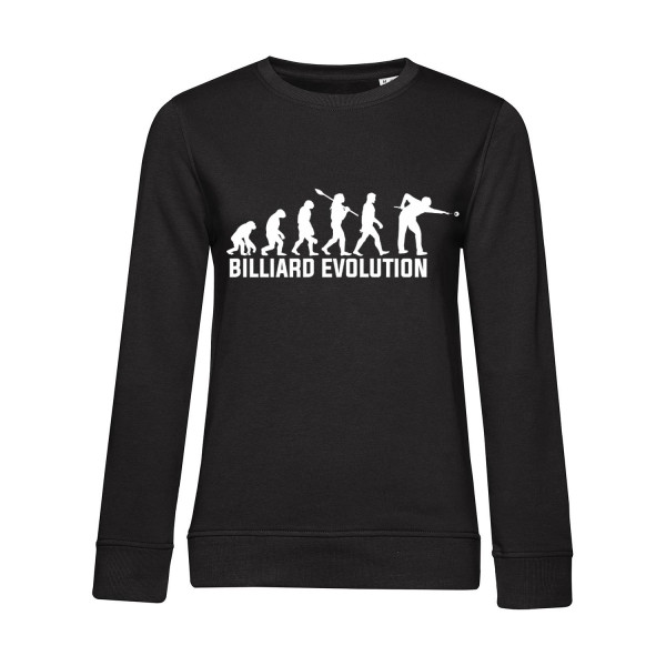Nachhaltiges Sweatshirt Damen Billard Evolution