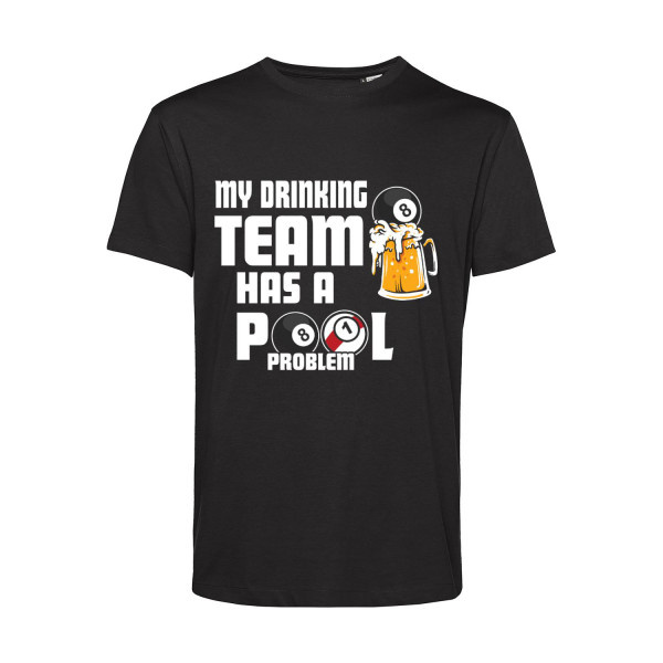 Nachhaltiges T-Shirt Herren Billard - My Drinking Team has a Pool Problem