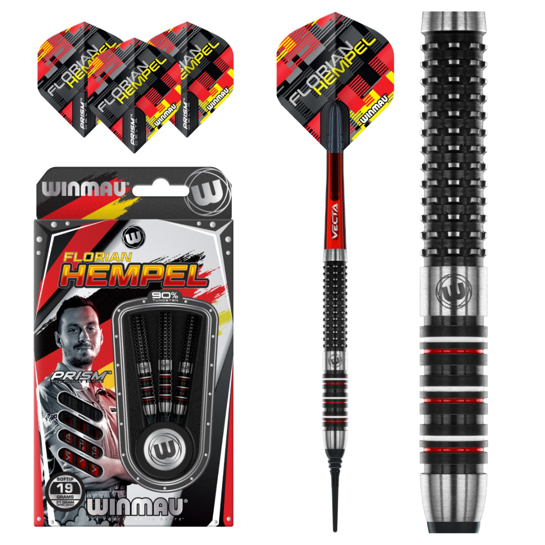 🎯 ✅ WINMAU Soft Dart Pfeile Softdarts Dartpfeile E-Darts Florian Hempel 21 gr. - Bild 5
