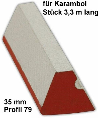 Bandengummi Karambol 35mm Profil 79