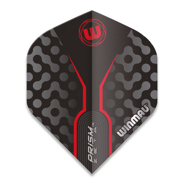 Flights Winmau Prism Zeta Black, Grey & Red - 6915.306