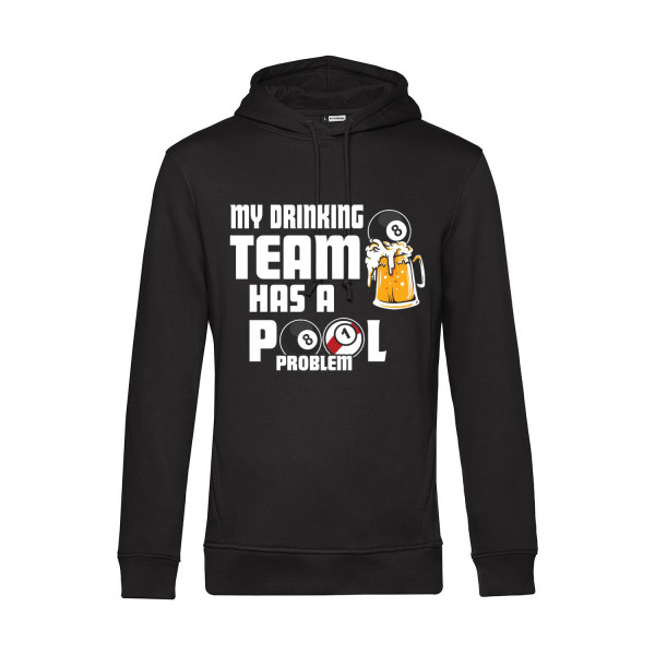 Nachhaltiger Hoodie Herren Billard - My Drinking Team has a Pool Problem