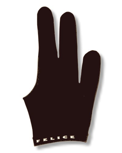 Billard Handschuh 5 Finger Schwarz Beidhändig 