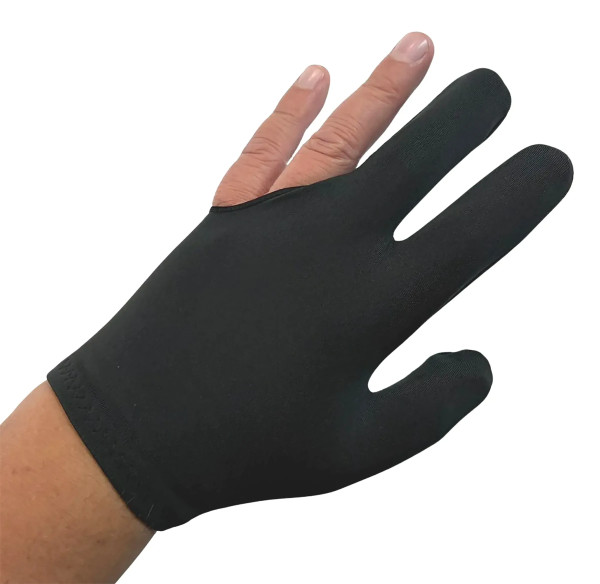 Billardhandschuh Essential beidhändig schwarz